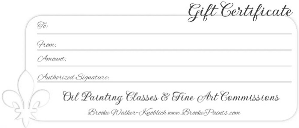 gift certificate