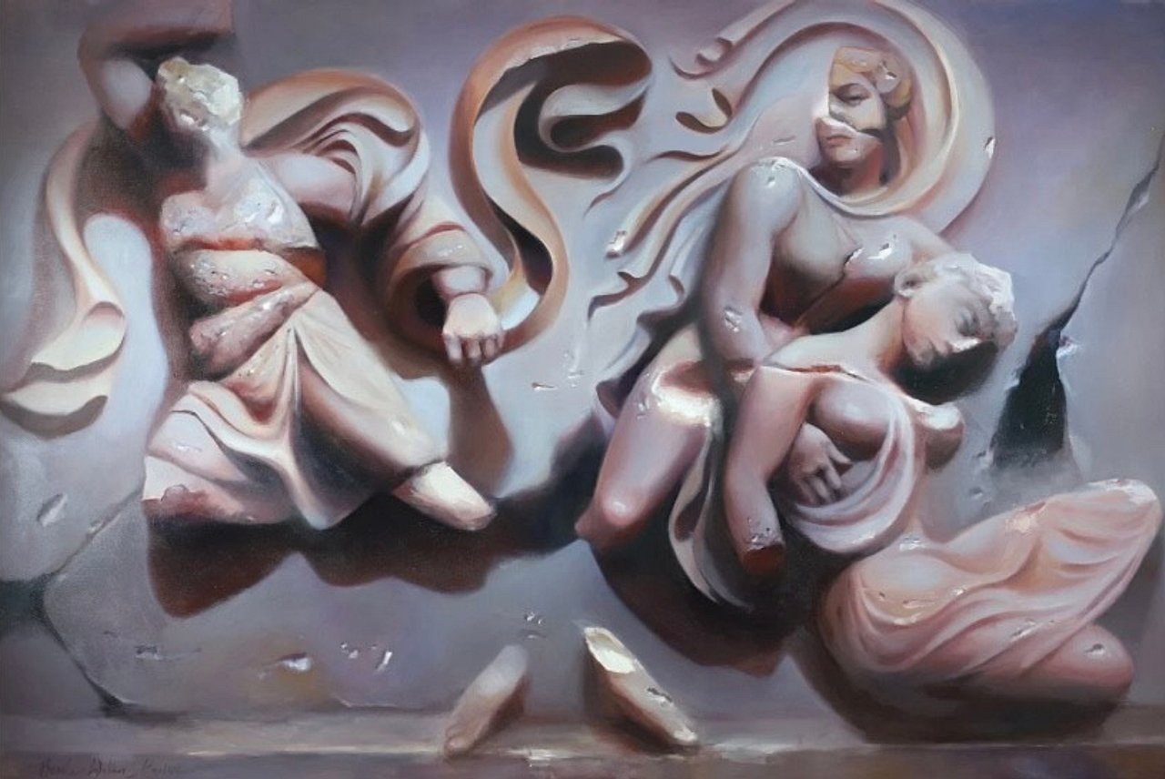 Warior Women oil painting by Brooke Walker-Knoblich